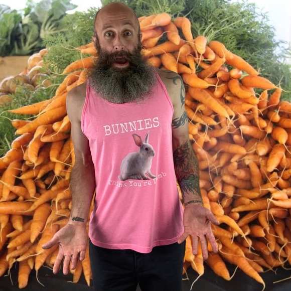 Good Treasures “Bunnies Think You’re Dumb” Tank - Picture 4 of 10